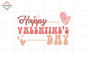 Happy Valentine's Day SVG Files, a Decorative Illustration by DiamondShop (Thumbnail 1 of 2)