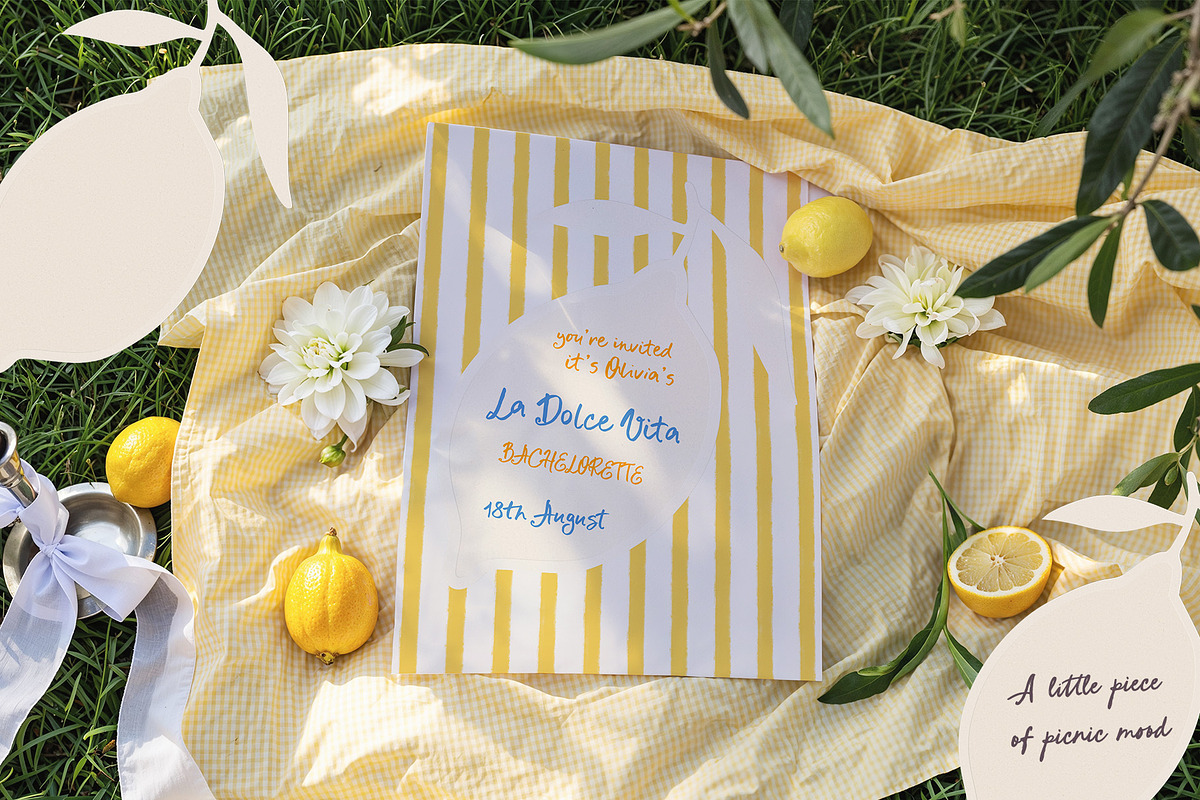 Dolce Picnic Summer Backgrounds, a Background Graphic by lerinartstudio (Photo 7 of 11)