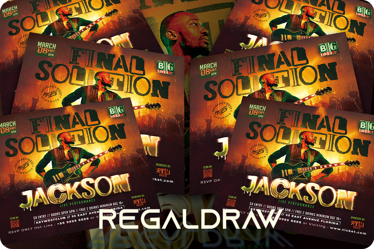Music Concert Flyer, a Flyer Template by regalDRAW (Photo 3 of 3)