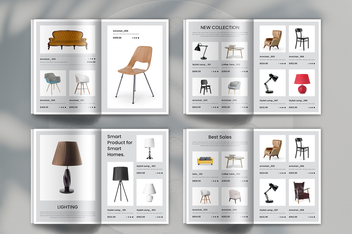 Product Catalog Layout Template, a Brochure Template by Spark_Creative (Photo 13 of 14)