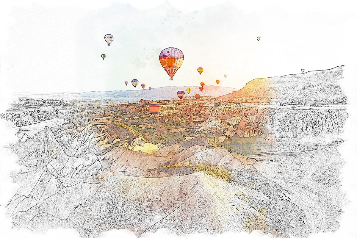 Hand Draw Photo Effect, a Print Template by McLittle Stock (Photo 4 of 4)