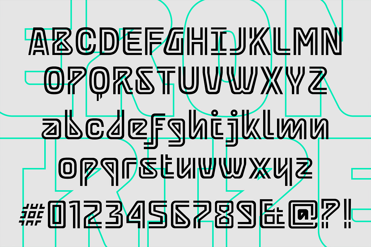 Berona Stripes, a Sans Serif Font by Alex_Camacho_Studio (Photo 2 of 13)