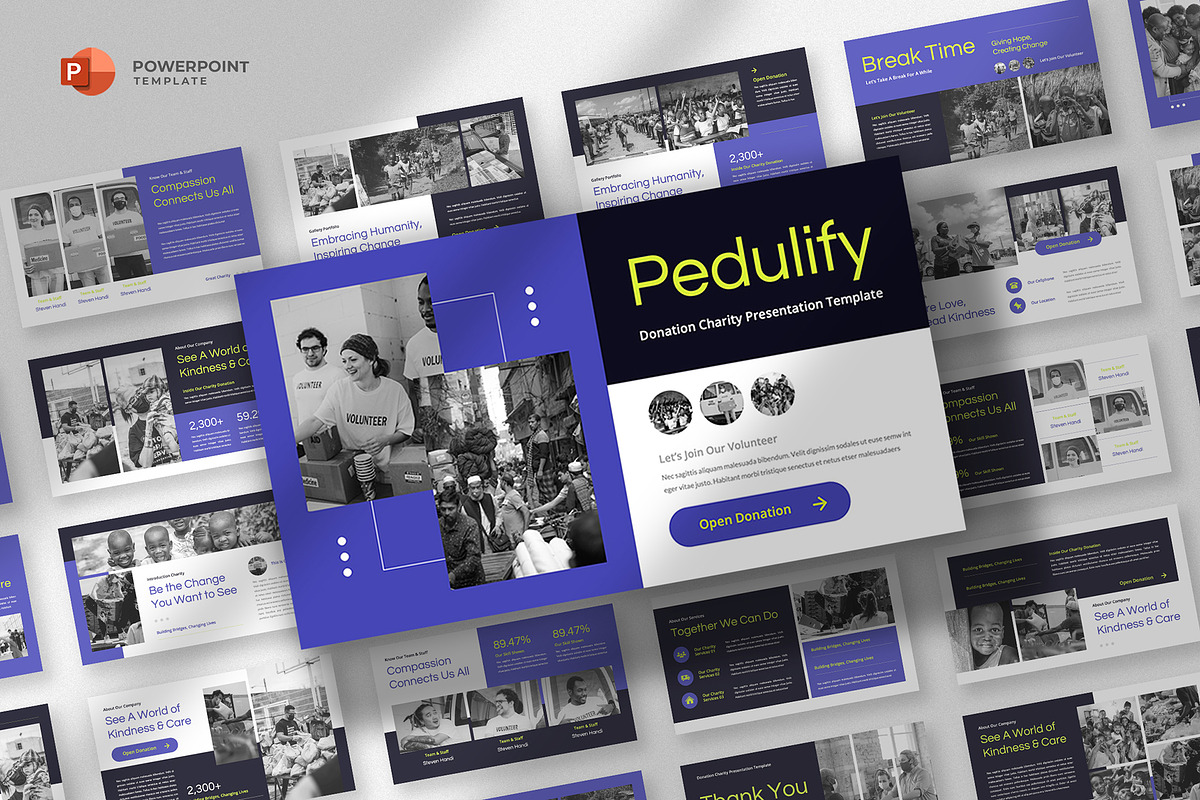 Nonprofit Organization Powerpoint, a Presentation Template by fluffstudio (Photo 1 of 4)