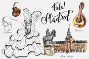 Travel Spain clipart, a Food Illustration by Kate Snitser (Thumbnail 4 of 5)
