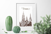 Set of Vienna sketches, an Illustration by Everilda (Thumbnail 2 of 5)