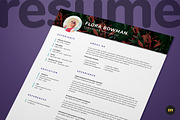 Resume/CV and Cover Letter, a Resume Template by Milktoast (Thumbnail 1 of 4)