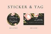 Peonies – wedding set, an Invitation Template by Helen Halik art (Thumbnail 7 of 10)