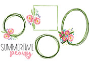 Summertime Peonies, an Illustration by Jande Summer (Thumbnail 3 of 4)