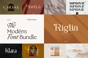 The Modern Font Bundle