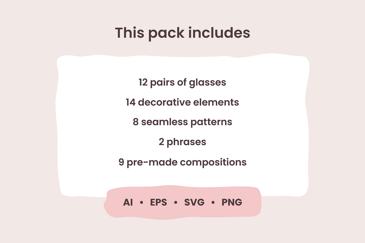 Sunglasses Vector Summer Pack, an Illustration by Castula (Photo 3 of 17)