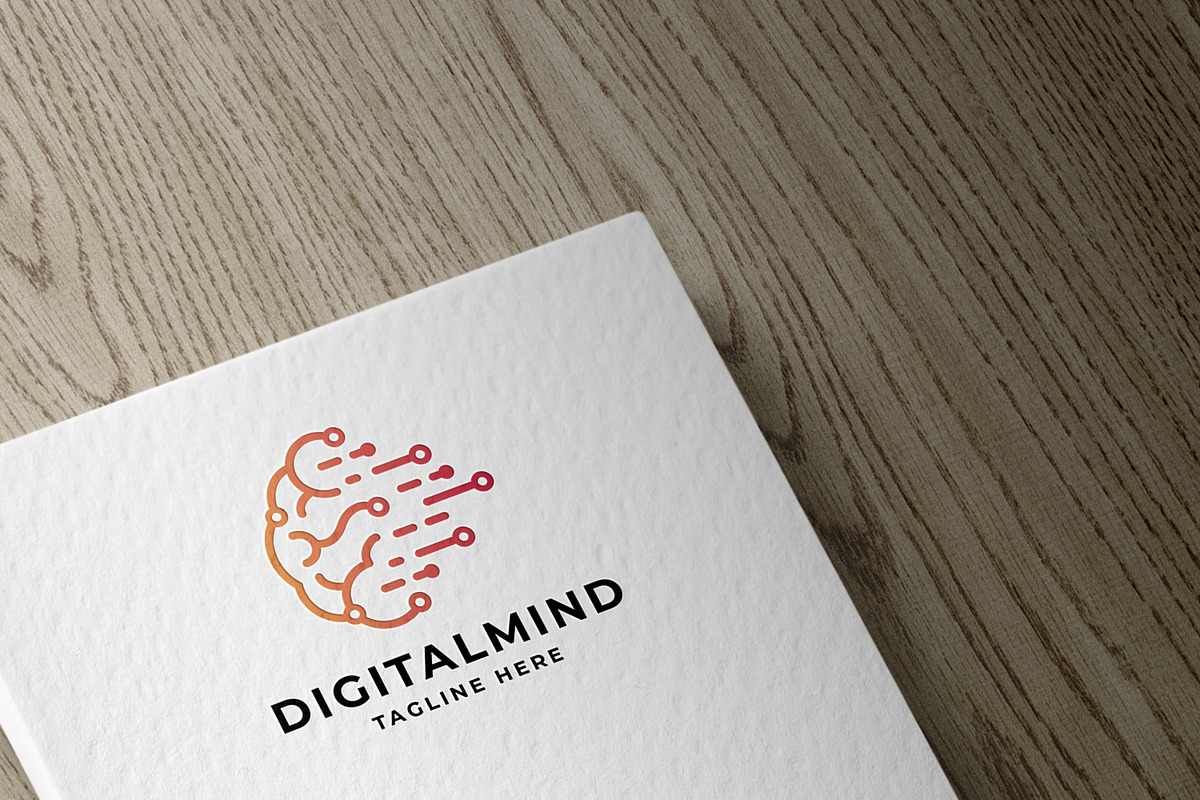 Digital Mind Logo, a Branding & Logo Template by Design_Planet