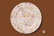 Watercolor Romantic Pattern, a Pattern Graphic by Webvilla Studio (Thumbnail 6 of 8)