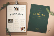 Classic Food Menu, a Flyer Template by KMZVR.Lab (Thumbnail 1 of 6)