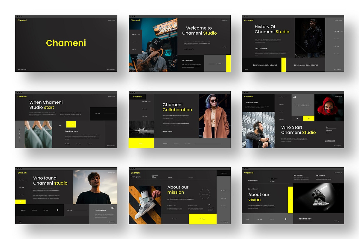 Chameni - Business Keynote Template, a Presentation Template by Dens Creative Studio (Photo 2 of 6)