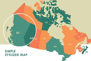 Canada Vector Map