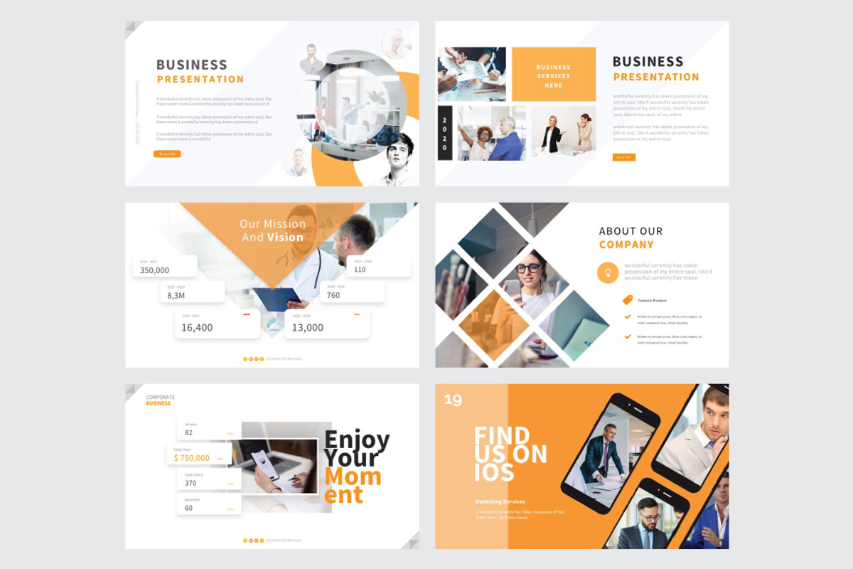 CORPORATE BUSINESS -Keynote Template, a Presentation Template by Shafura