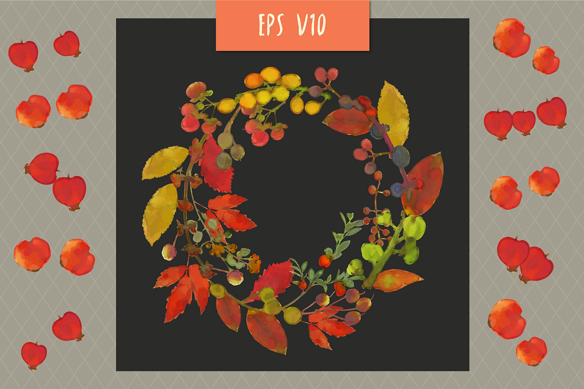 Vector watercolor brushes bundle, a Brush Add-On by SunArt (Photo 2 of 3)