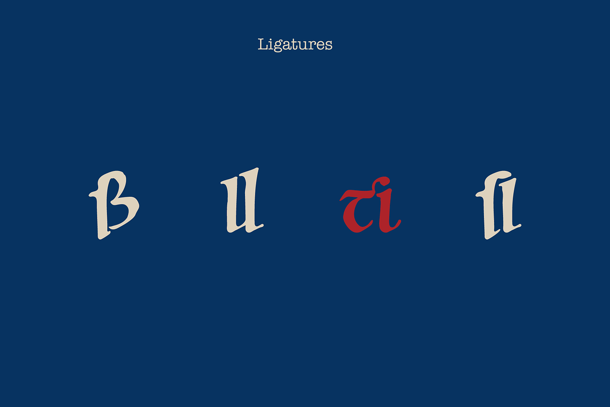 Mainz manuscript 2 fonts set, a Blackletter Font by kaer_shop (Photo 13 of 14)