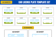 License Plate Template 354, a Graphic by AtacanDigital (Thumbnail 1 of 3)