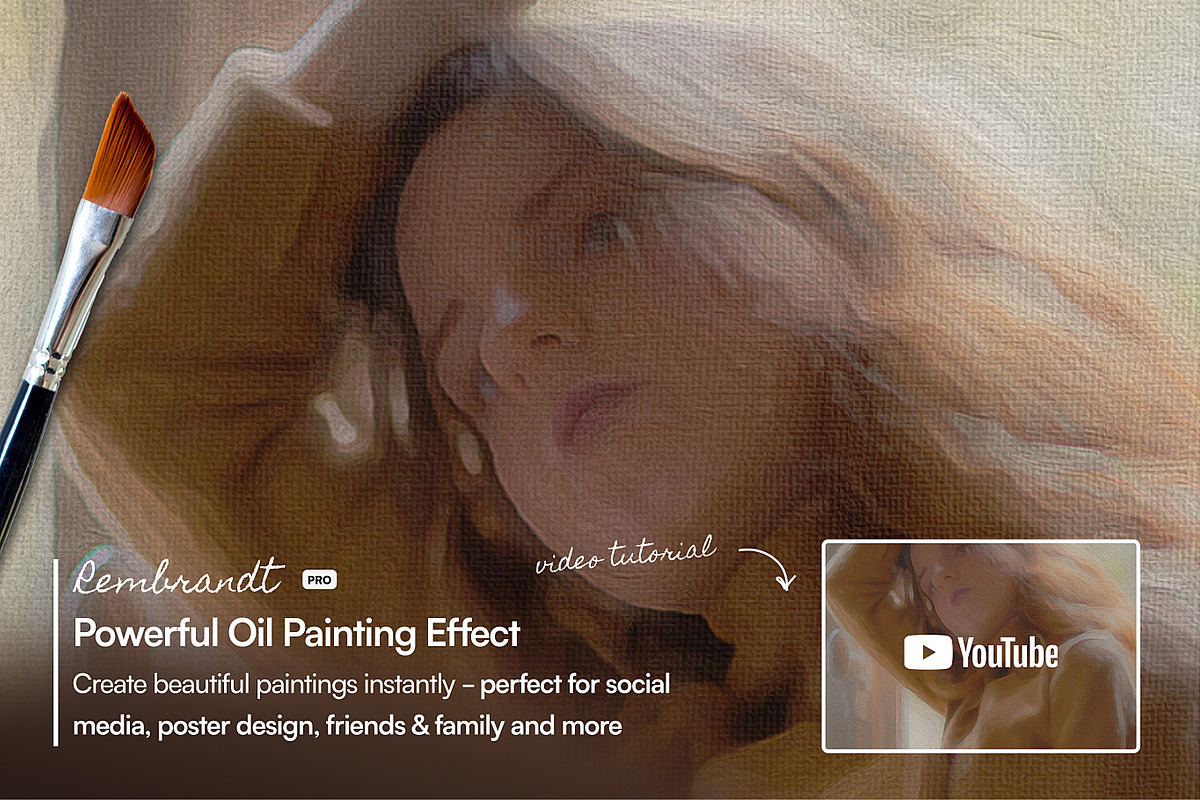 Photoshop Oil Painting Effect, a Texture Graphic by urgent studio (Photo 3 of 7)