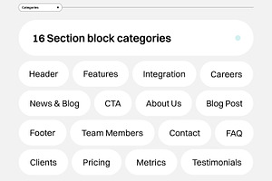 SaaS Blocks UI Kit