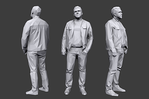 Lowpoly People Casual Pack Volume 7