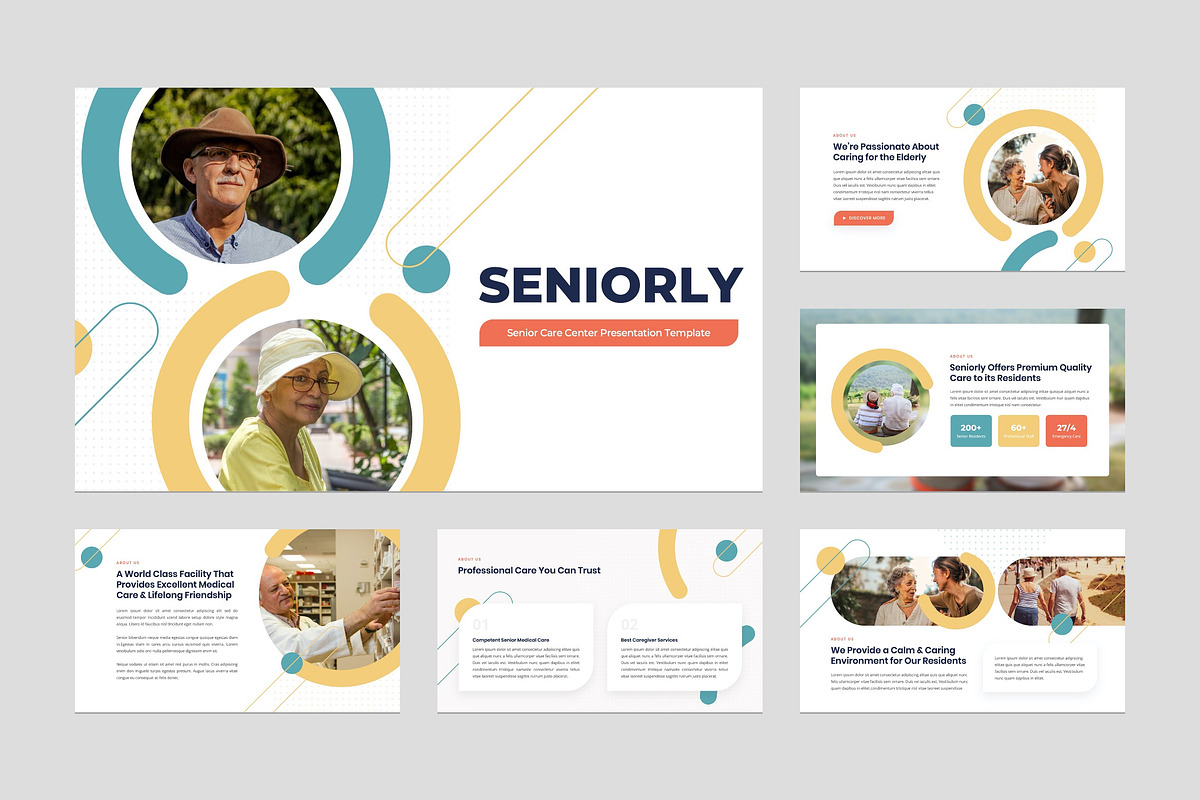 Senior Care Center PowerPoint, a Presentation Template by Graphue (Photo 2 of 5)