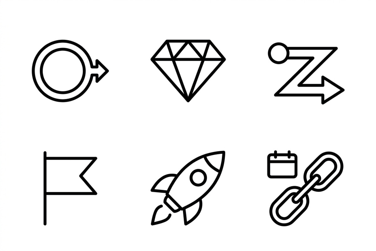 350 Project Management Icons, an Outline Icon by adenpinkstore (Photo 12 of 14)