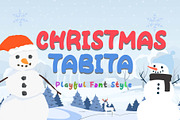 Christmas Tabita, a Handwritten Font by Yoga Letter (Thumbnail 1 of 6)