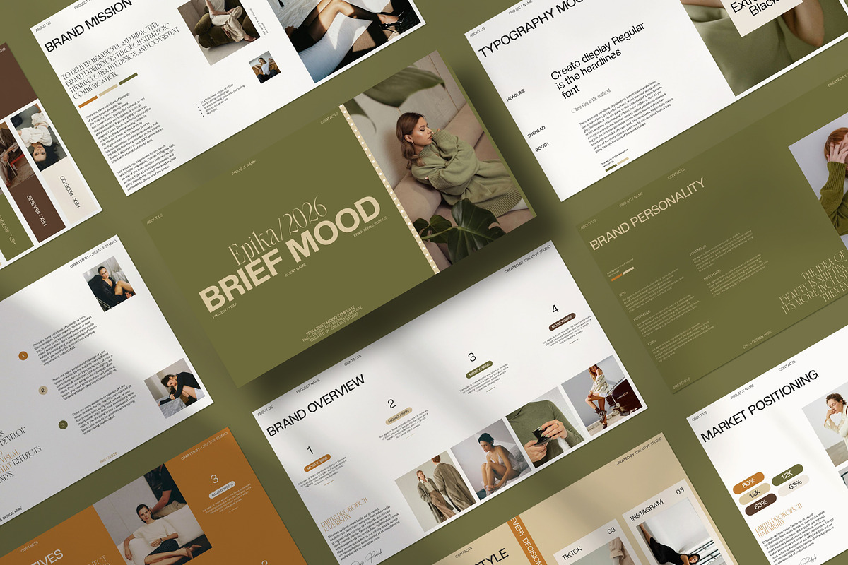 Epika/2026 Brief Mood Presentation, a Presentation Template by CreativexGenius (Photo 2 of 13)