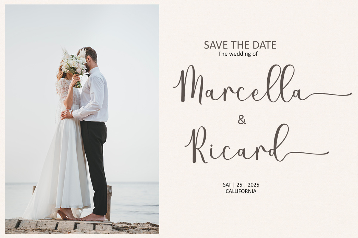 Moment, a Script Font by Amarlettering (Photo 2 of 6)