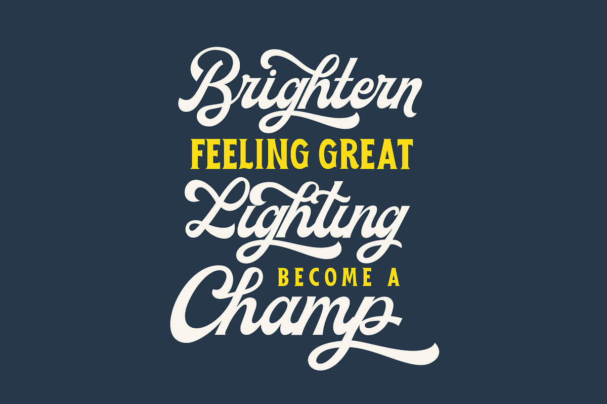 Milestone Script, a Script Font by Fortunes Co (Photo 11 of 16)