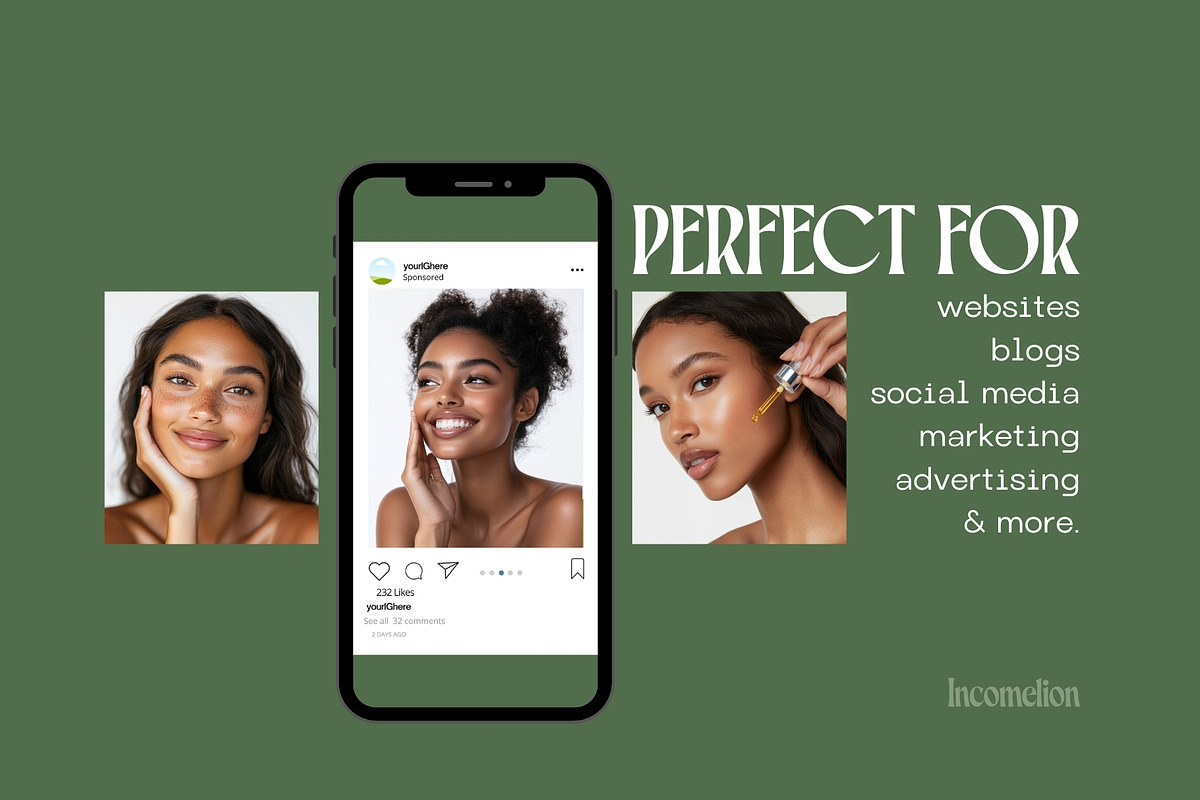 125 Melanin Skincare Stock Photos, a Beauty & Fashion Photo by Incomelion (Photo 5 of 8)