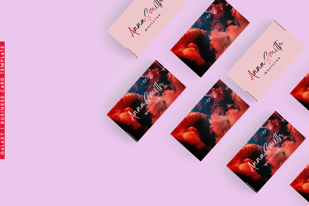 GALAXY | Modern Business Card, a Business Card Template by cadinera (Photo 4 of 8)