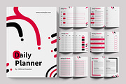 Daily Planner Template Layout, a Stationery Template by ContestDesign (Thumbnail 1 of 4)