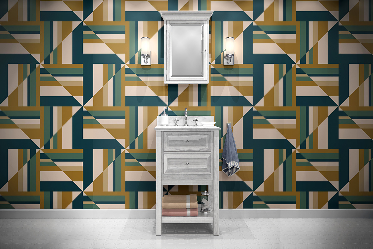 Colorful Triangle Geometric Pattern, a Pattern Graphic by StudioGlouna (Photo 9 of 9)