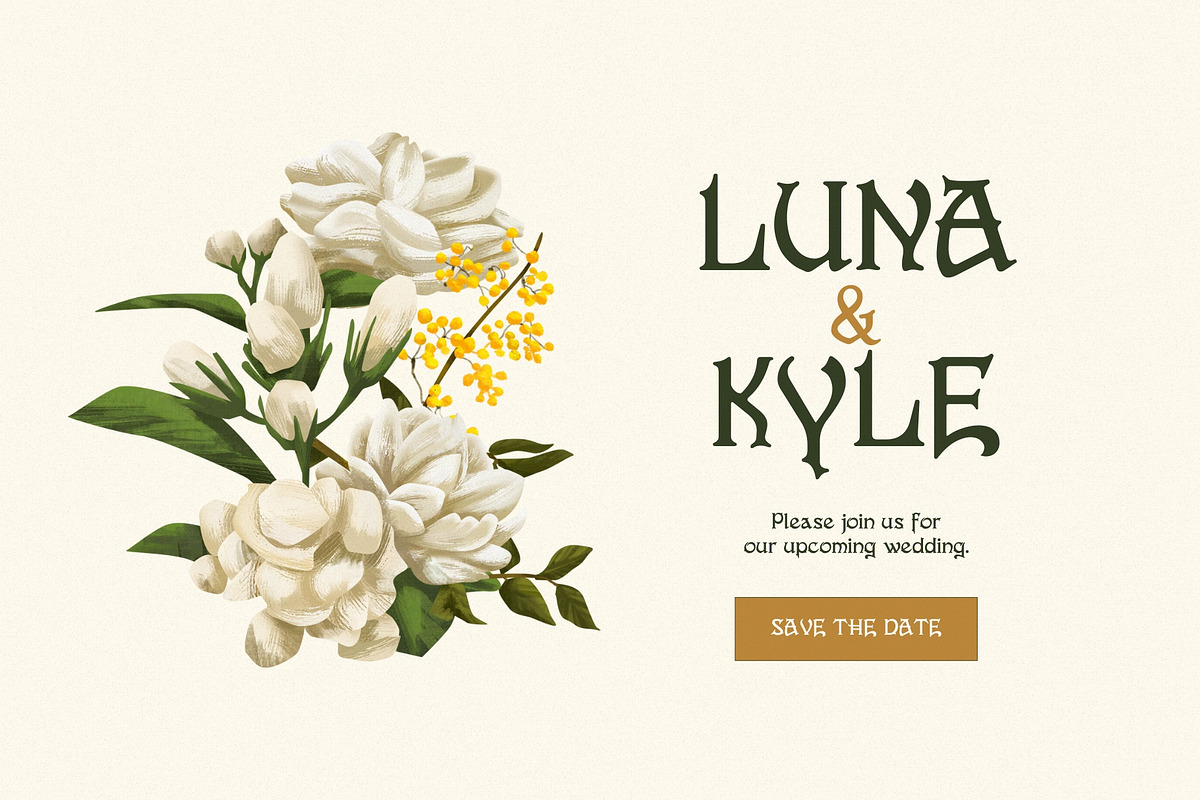 Evarose - Victorian Era Typeface, a Blackletter Font by HipFonts (Photo 7 of 10)