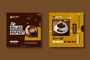 Modern Coffee Shop Social Media Post, a Social Media Template by MightyDesign (Thumbnail 5 of 8)