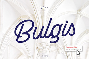 Bulgis - Variable Script Font