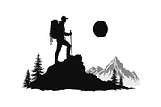Rock Climbing Silhouette Bundle, an Object Graphic by Designs_River (Thumbnail 9 of 16)