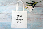 22 Cotton Tote bag Mockup Bundle., a Print Template by MockupMarket (Thumbnail 18 of 23)