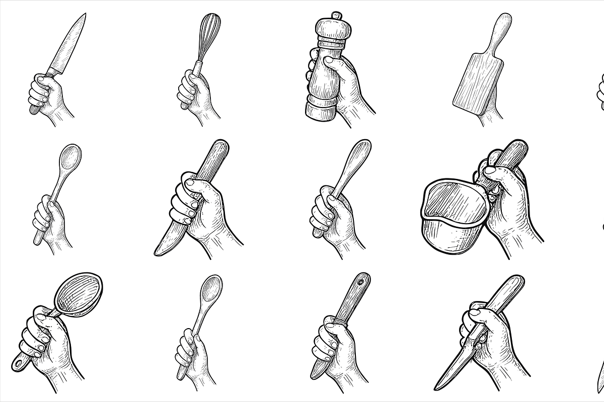 Kitchen Tools Collection, an Object Graphic by nikagraphic