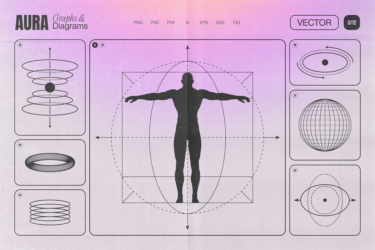 Aura Energy Flow - Mindful Graphics, an Object Graphic by Samolevsky (Photo 6 of 29)