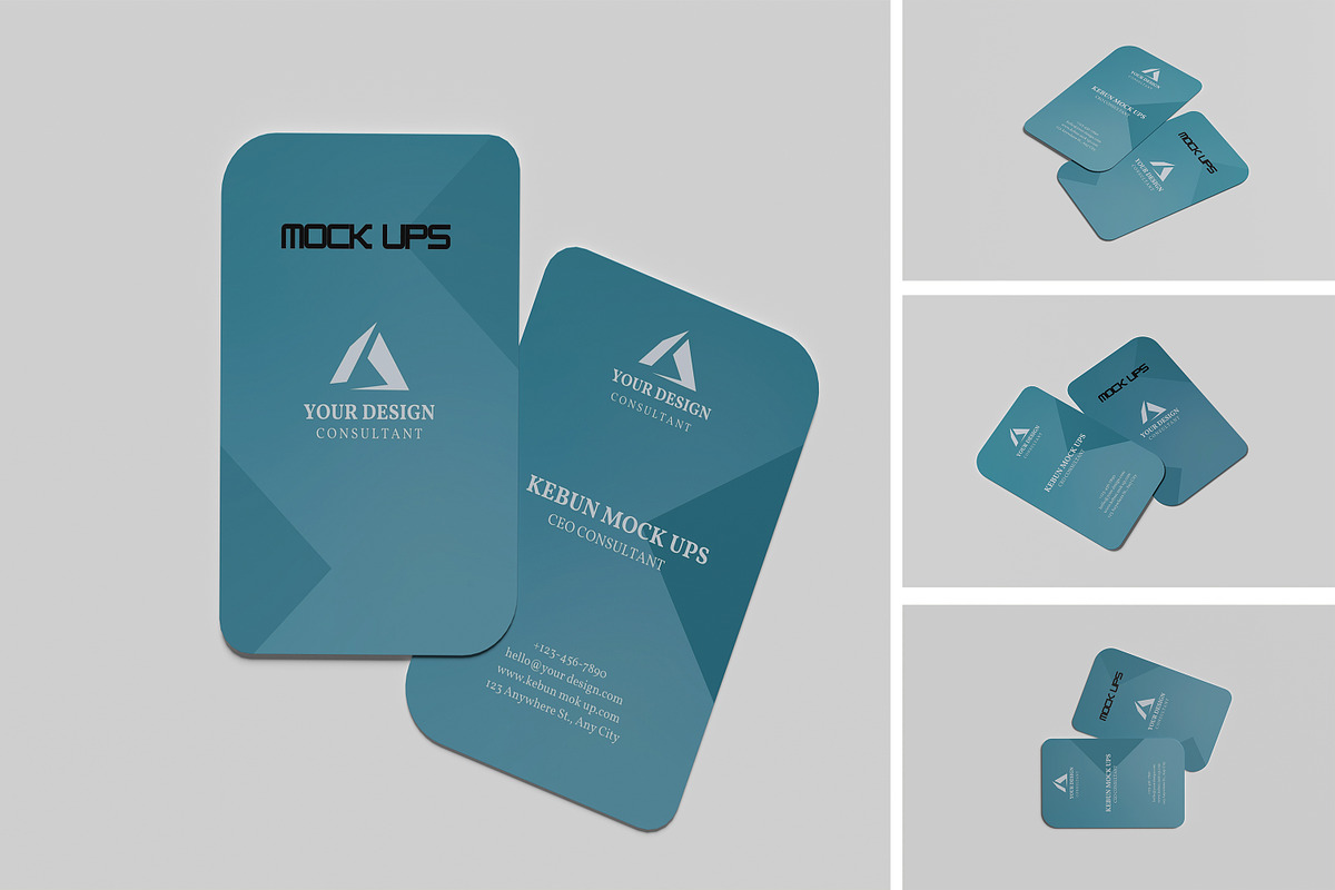 Business card mock ups, a Business Card Template by kebunmockup (Photo 1 of 5)