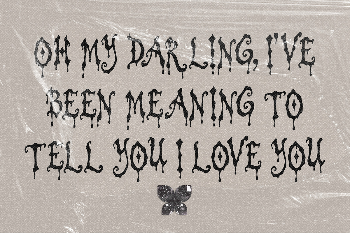 Ruinous Dripping Display Font, a Blackletter Font by The October Creative (Photo 6 of 8)