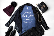 T-Shirt Mockup Bundle Bella Canvas, a Shirt Mockup by lock and page (Thumbnail 12 of 71)