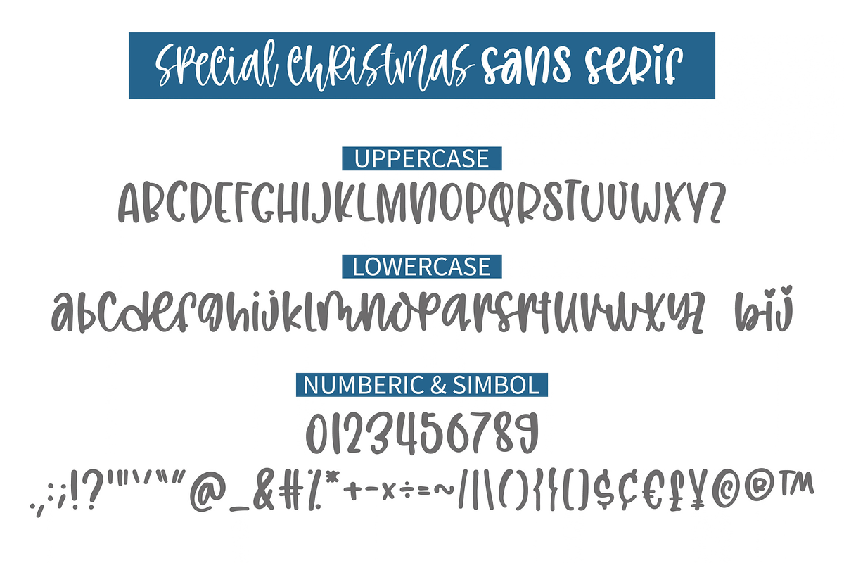 Special Christmas Font, a Handwritten Font by Akrinity Digital (Photo 5 of 8)