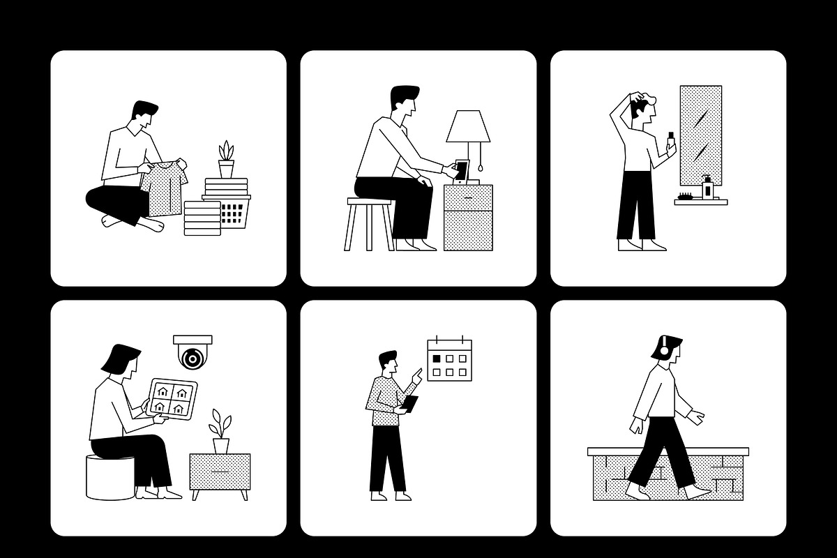 135 Modern Lifestyle Systems Bundle, an Outline Icon by Prosymbols (Photo 13 of 14)