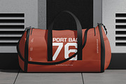 Sport Bag Mockup, a Packaging Mockup by Unerispace (Thumbnail 3 of 4)