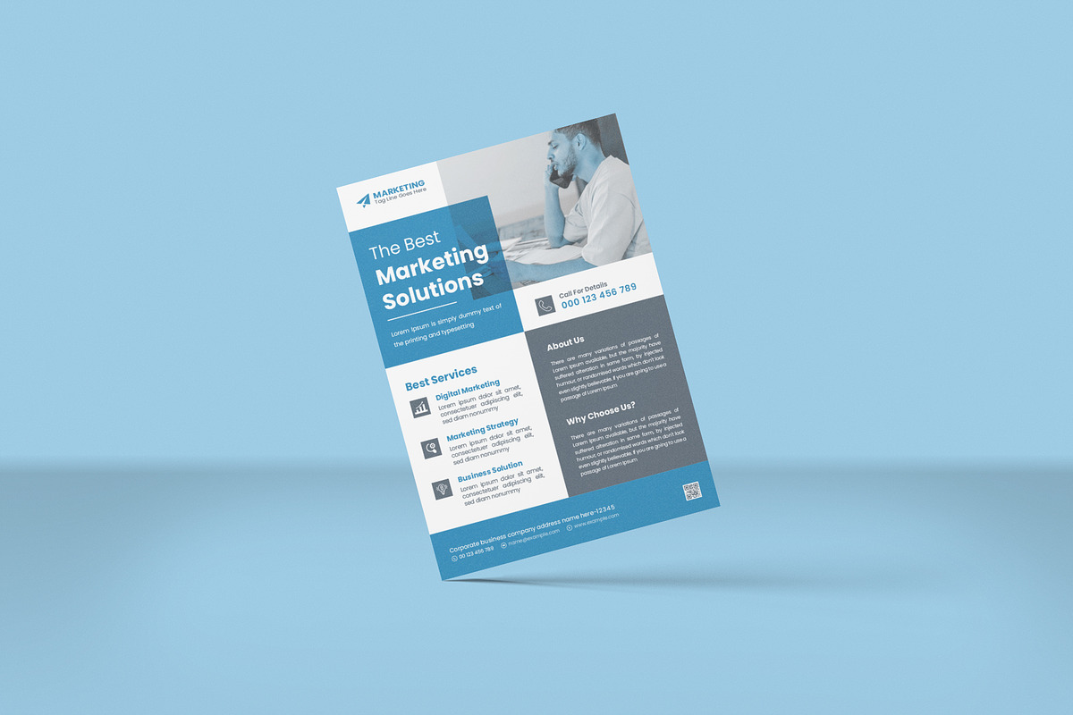 3 Corporate Business Flyer Template, a Flyer Template by Lakhan1998 (Photo 4 of 4)